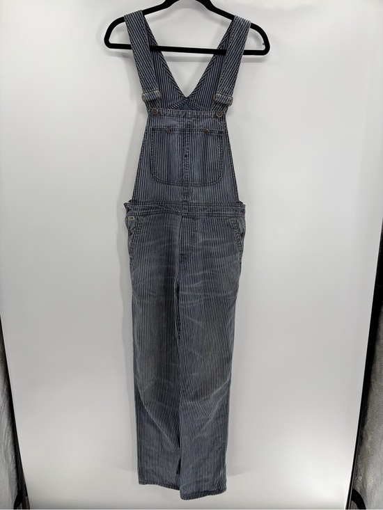 Citizens Of Humanity Pants - Citizens of humanity Anthropologie blue stripped overalls bib Carpenters small